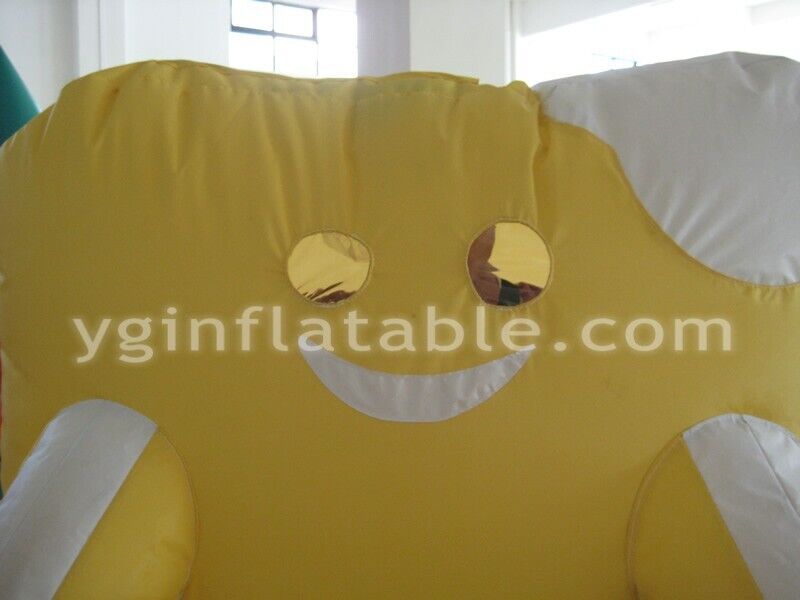 Yellow inflatable move cartoonGC121