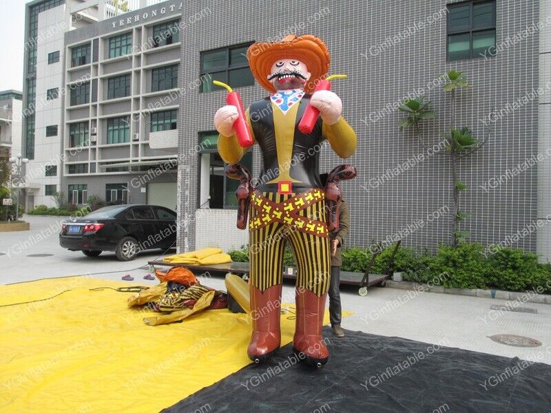 Inflatable Cartoon CowboyGC139