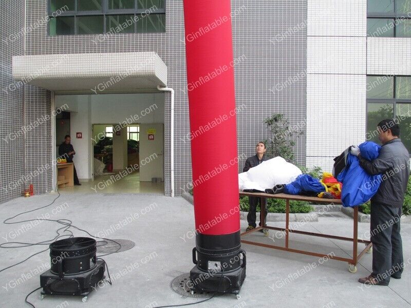 Red Inflatable Air CylinderGD142b